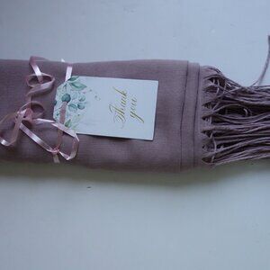 Women's Light Purple Scarf 72' X 26" New